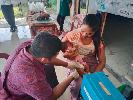 Kegiatan Posyandu Satya Wira Kasih Banjar Dinas Laba Sari Desa Pangkungparuk, tanggal 21 Mei 2026